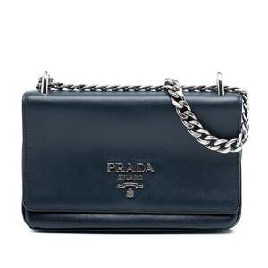 Prada Chain Flap Crossbody Bag Saffiano #246097P83B
